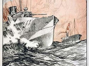 Keep the American flag on the seas Join the Navy--Enlist now-your country needs you by Frank Vining Smith - Art Print