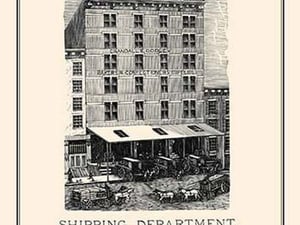 Shipping Department of Crandall & Godley - Art Print
