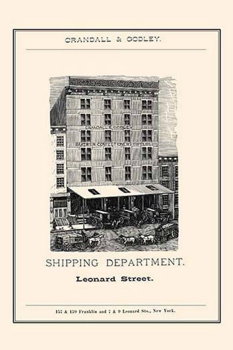 Shipping Department of Crandall & Godley - Art Print