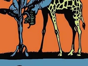 G is for Giraffe by Charles Buckles Falls - Art Print