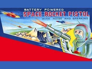Space Rocket Pistol - Art Print