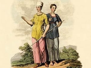 Roman British Females - Art Print