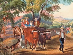 Haying Time by Nathaniel Currier - Art Print