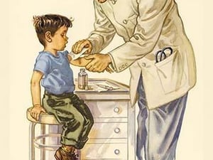 The Doctor is Our Friend by Charlotte Ware - Art Print