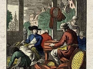Sieve Maker by J. A. C. Lohr - Art Print