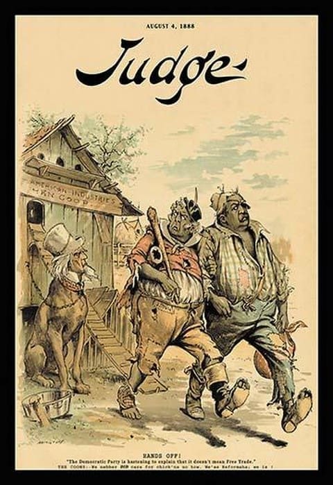 Judge Magazine: Hands Off! by Hamilton - Art Print