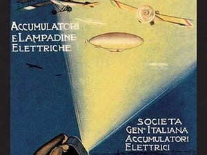 Flying Machines in the Spotlight - Art Print