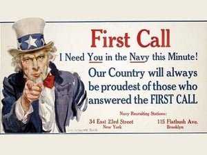 First Call by James Montgomery Flagg - Art Print