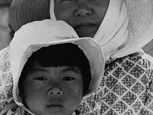 Japanese mother and daughter