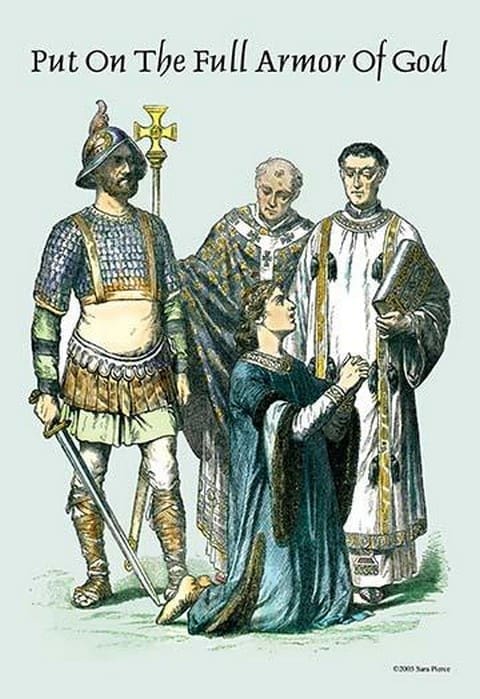 Put On the Full Armor of God by Sara Pierce - Art Print