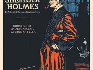 William Gillette as Sherlock Holmes: Farewell to the Stage - Art Print