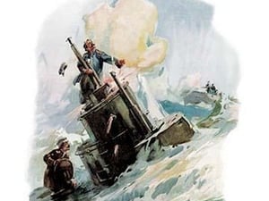 Destruction of a Submarine by L.A. Schafer - Art Print