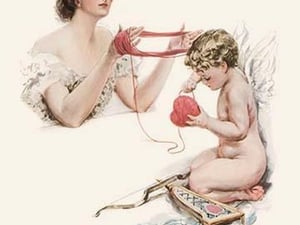 In the Toils by Harrison Fisher - Art Print