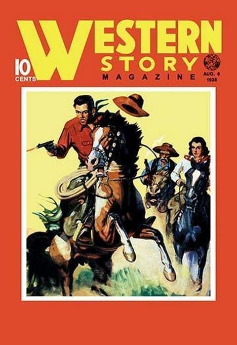Western Story Magazine: On the Move - Art Print