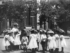 2nd Division Grade School Pupils by Frances Benjamin Johnston - Art Print
