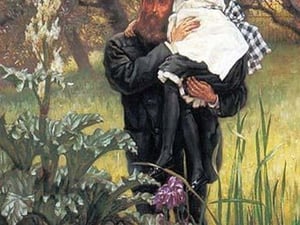 The Widower by James Tissot - Art Print