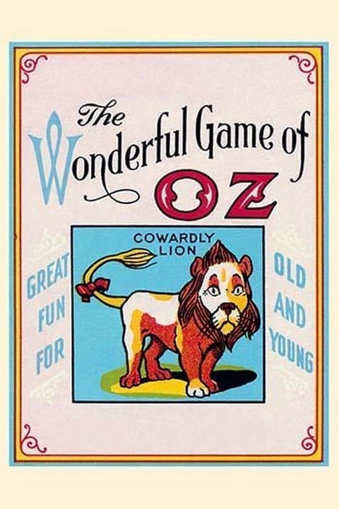 The Wonderful Game of Oz - Cowardly Lion by John R. Neill - Art Print