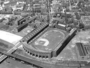 Franklin Field in Philadelphia by FREE LIBRARY OF PHILADELPHIA - Art Print