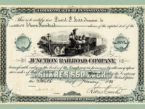 Junction Railroad Company - Art Print
