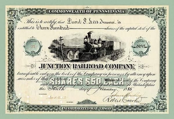 Junction Railroad Company - Art Print