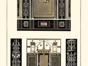 Ancient Wall-Paintings by J. Buhlmann - Art Print