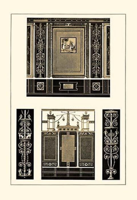 Ancient Wall-Paintings by J. Buhlmann - Art Print