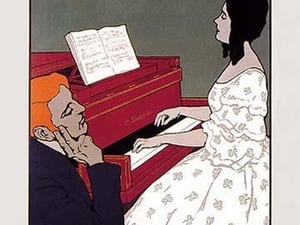 C. Bechstein - Music Lesson - Art Print