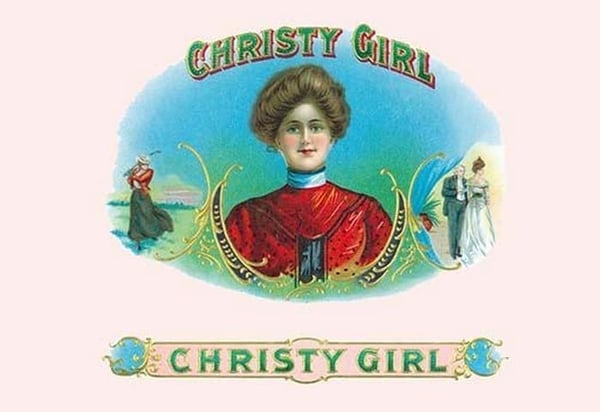 Christy Girl Cigars by Howard Chandler Christy - Art Print
