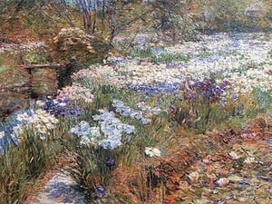 Water Garden by Frederick Childe Hassam - Art Print