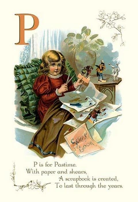 P is for Pastime - Art Print