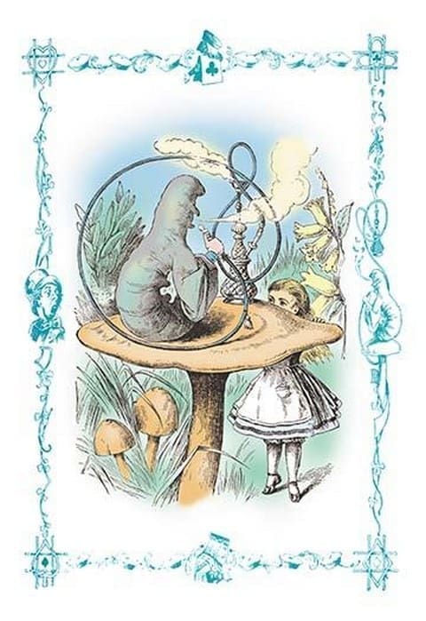 Alice in Wonderland: Advice from a Caterpillar by John Tenniel - Art Print