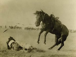 Bucked off a Bronco - Art Print