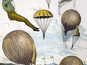 Balloon Acrobat - Art Print