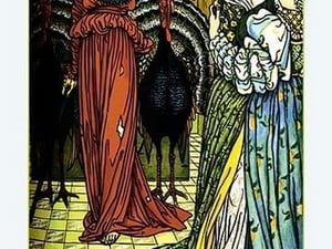The Yellow Dwarf - The Sorcerer by Walter Crane - Art Print