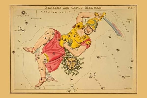 Perseus and Caput Medus by Aspin Jehosaphat - Art Print