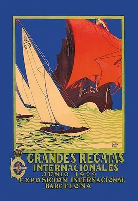 Grandes Regatas Internacionales by Font Melchor - Art Print