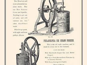 Our Heavy Ice Cream Machine - Art Print