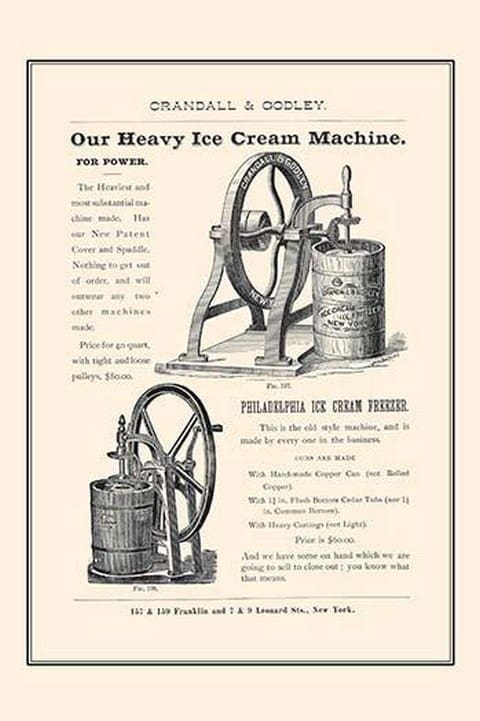 Our Heavy Ice Cream Machine - Art Print