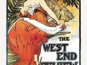The West End Review by Alphonse Mucha - Art Print