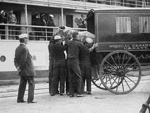 U.S. Navy Ambulance takes Sick Sailors from Hospital Ship - Art Print