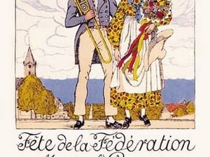 In Company of a Horn and Flowers - Art Print