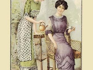 Tea in the Garden - Art Print