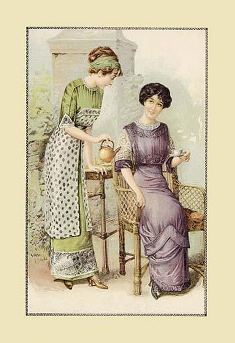 Tea in the Garden - Art Print