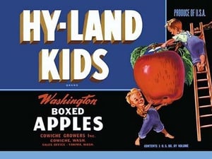 Hy-Land Kids Brand Apples - Art Print
