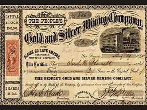 Gold and Silver Mining Company - Art Print