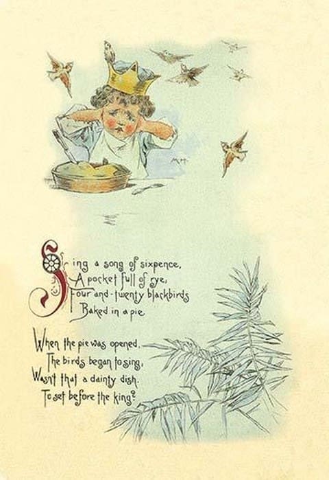 Sing a Song of Sixpence by Maud Humphrey - Art Print