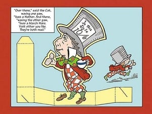 Alice in Wonderland: The Mad Hatter by John Tenniel - Art Print