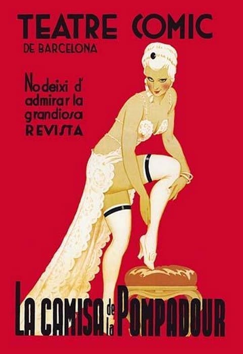 La Camisa de la Pompadour by Anonymous - Art Print