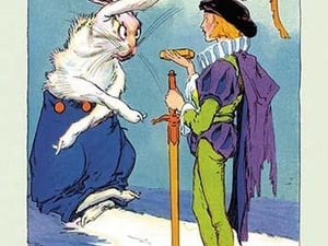 Wag and the Prince by John R. Neill - Art Print