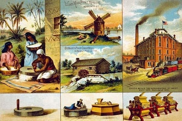Union Mills by Calvert Lith. Co - Art Print